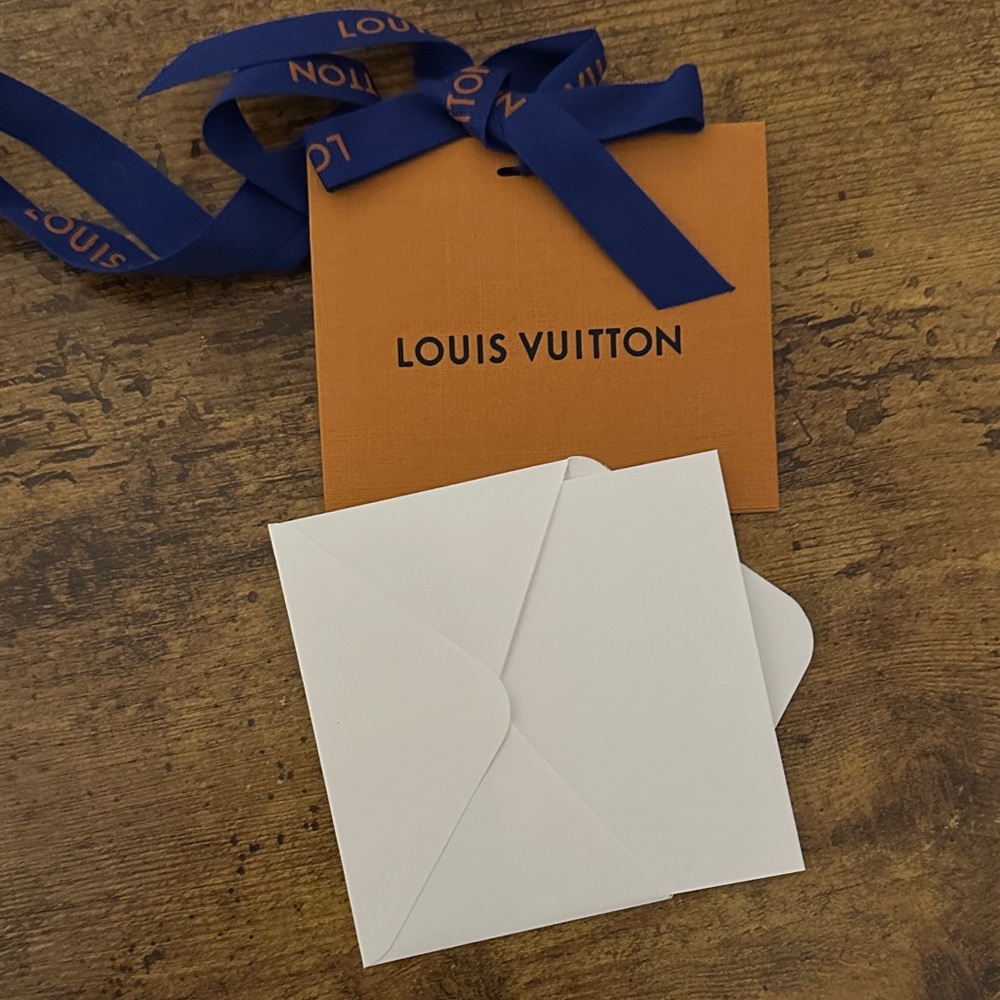 Louis Vuitton Envelope, Card and Ribbon